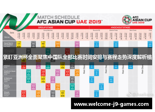 紧盯亚洲杯全面聚焦中国队全部比赛时间安排与赛程走势深度解析稿